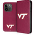 Virginia Tech University Maroon iPhone 15 Pro Folio Case